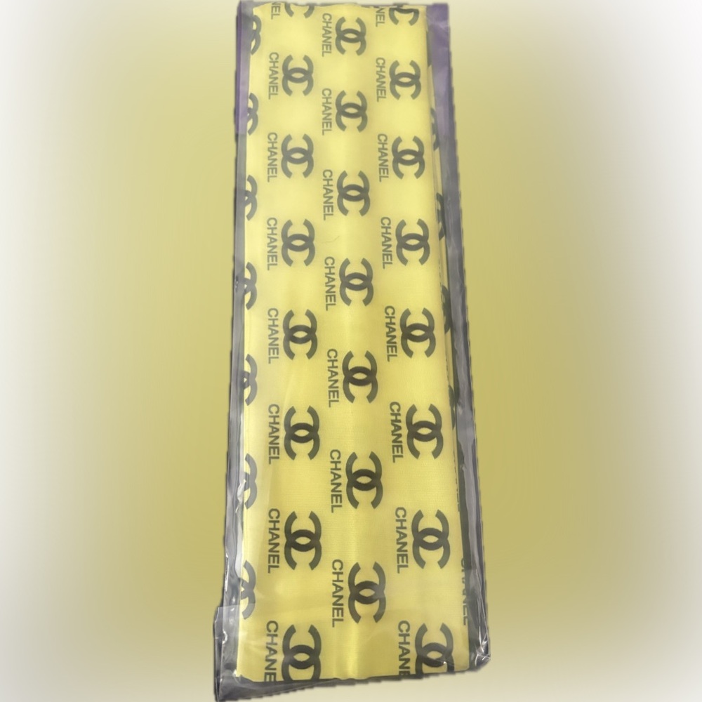 Luxury Yellow headband/edge protector.